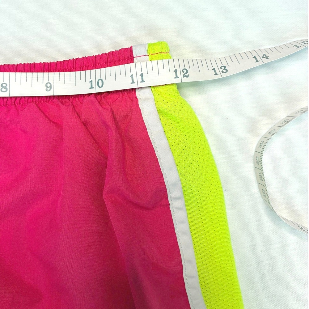 Nike Dri-FIT Tempo Running Shorts Pink & Yellow Women's Size Small 3 Inch Inseam - Picture 8 of 10